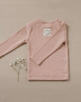 Organic Slim Longsleeve - Dusty Rose