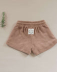 Organic Terry Shorts - Walnut