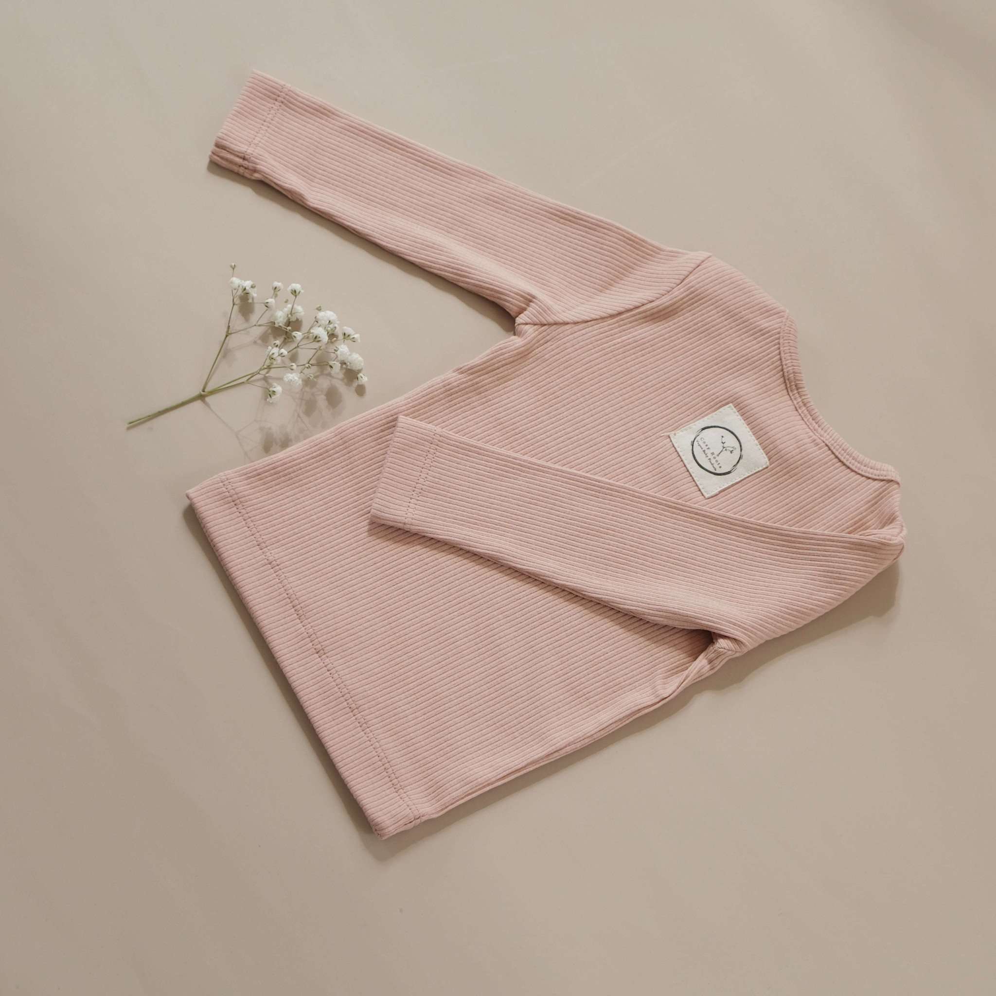 Organic Slim Longsleeve - Dusty Rose