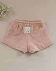 Organic Terry Shorts - Dusty Rose