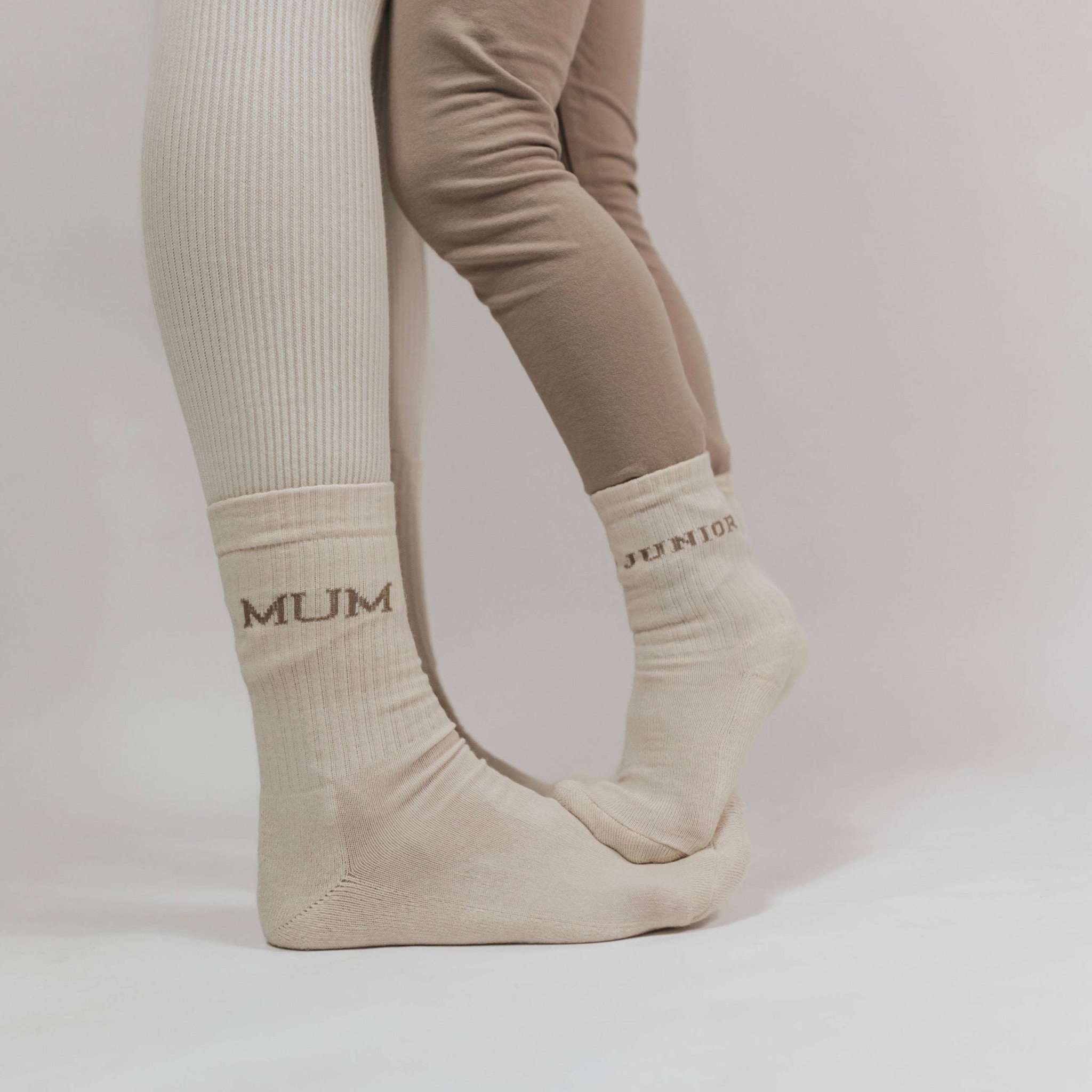 Organic Socks - MUM - Sand