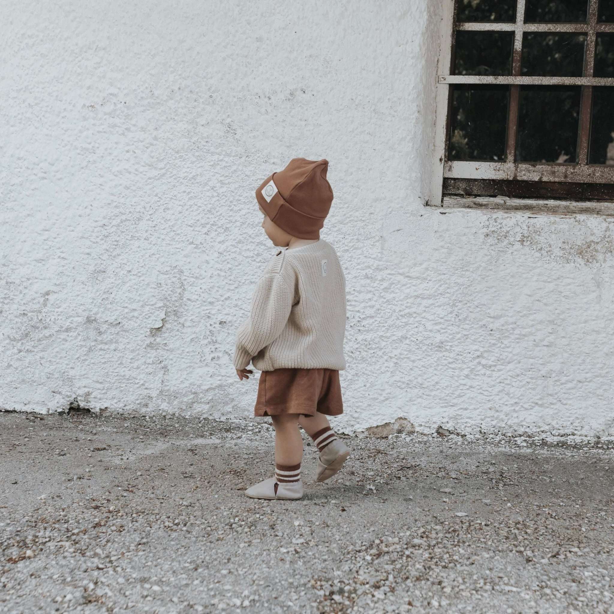 Organic Terry Shorts - Walnut