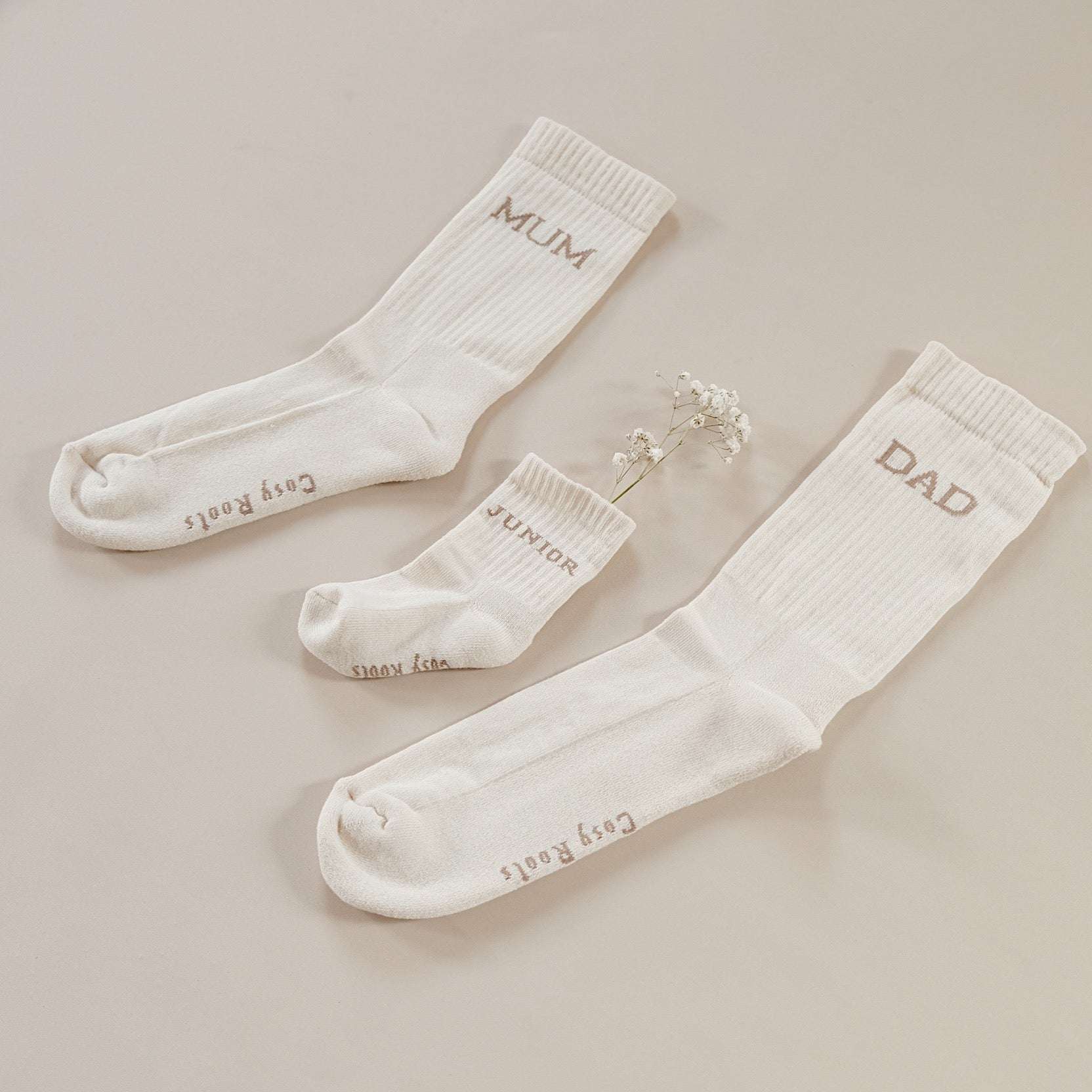 Organic Socks - JUNIOR - Sand