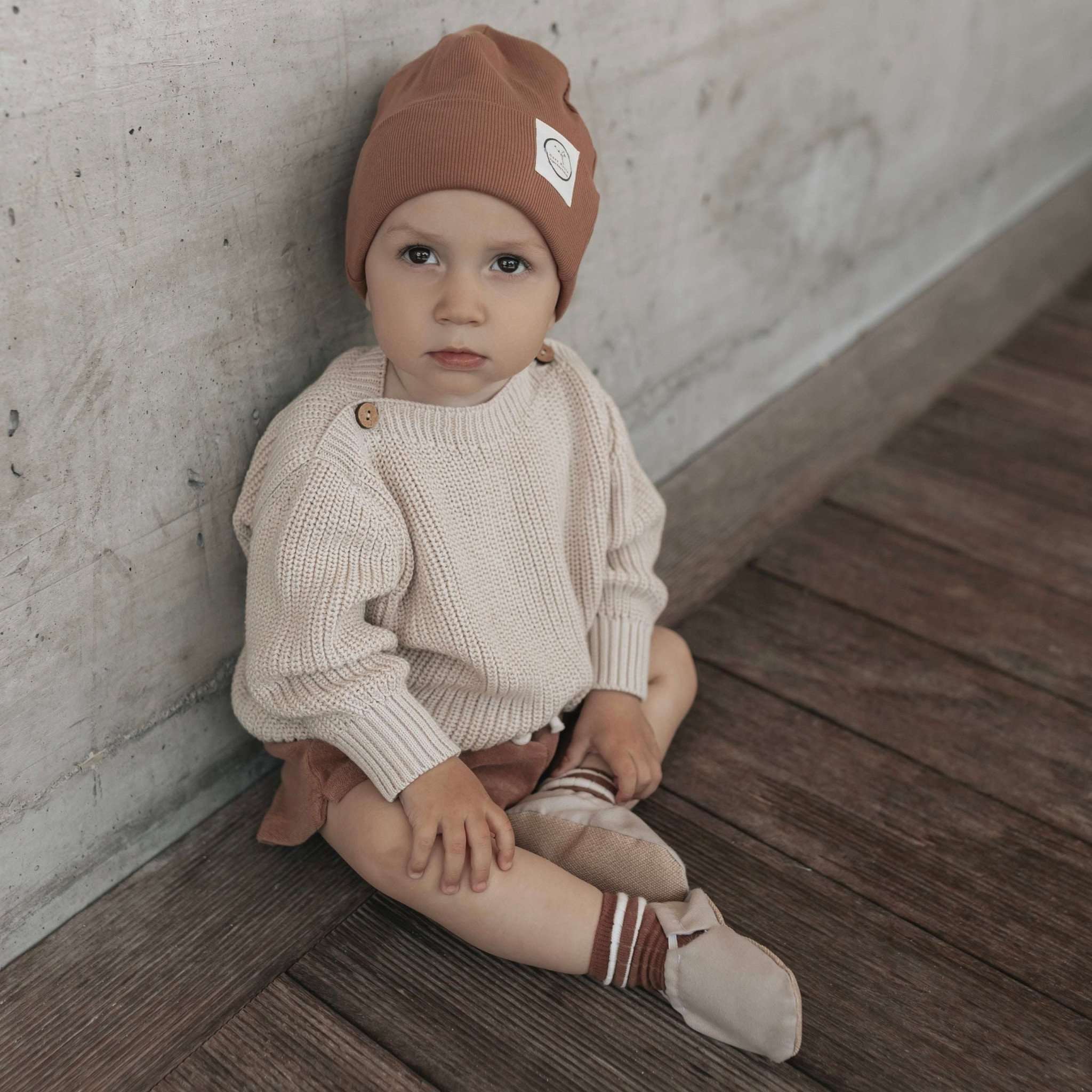 Organic Terry Shorts - Walnut