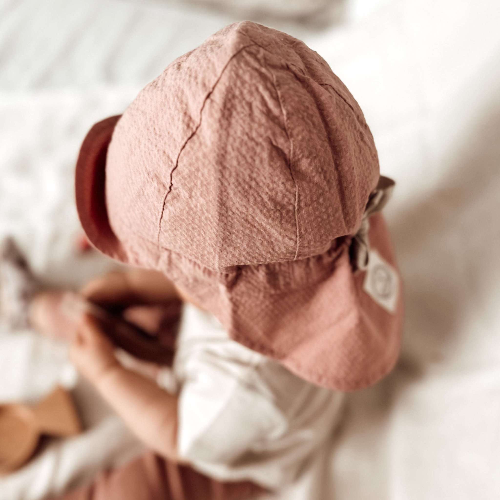 Organic Sun Hat - Dusty Rose - UPF 50+