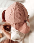 Organic Sun Hat - Dusty Rose - UPF 50+